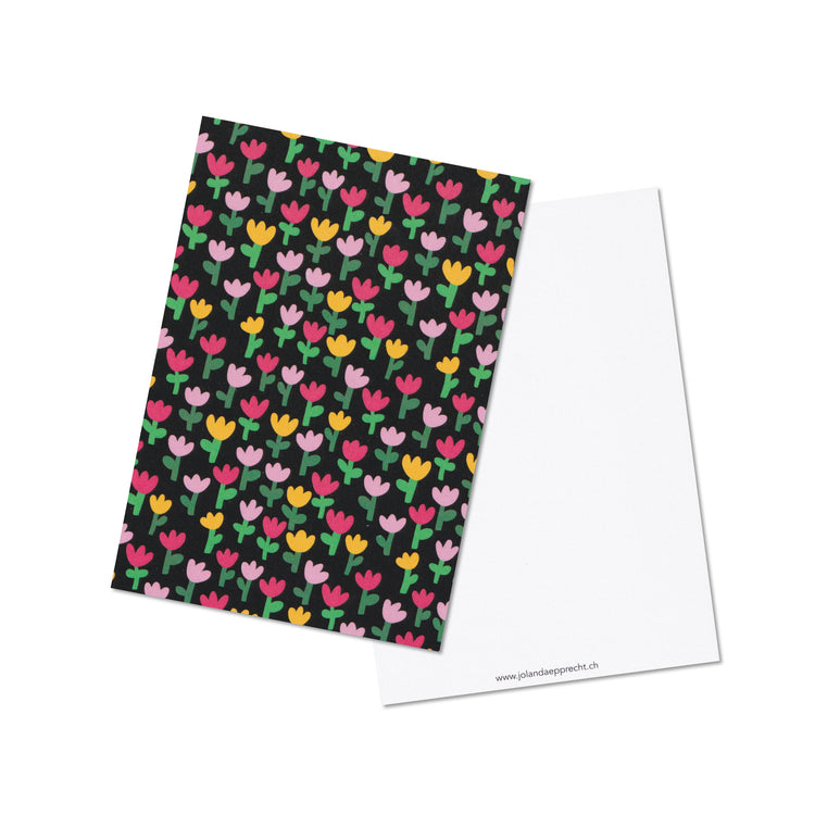 Jolanda Epprecht - Set di cartoline "Tulipani neri"