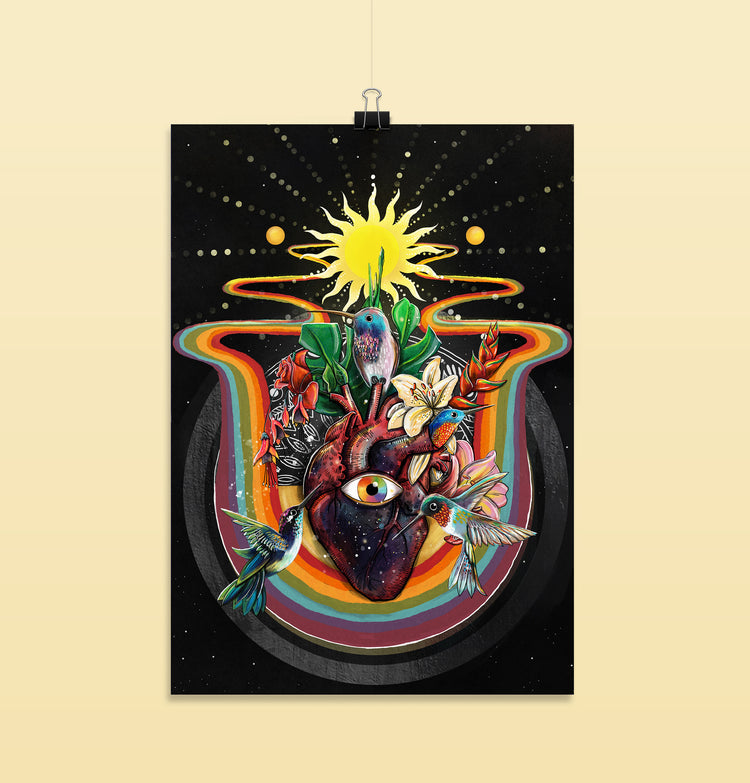 Celine Geser - Poster "Luna di tigre"