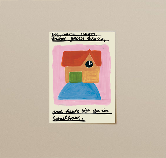 LOCA - Postkarte "Schulhaus"