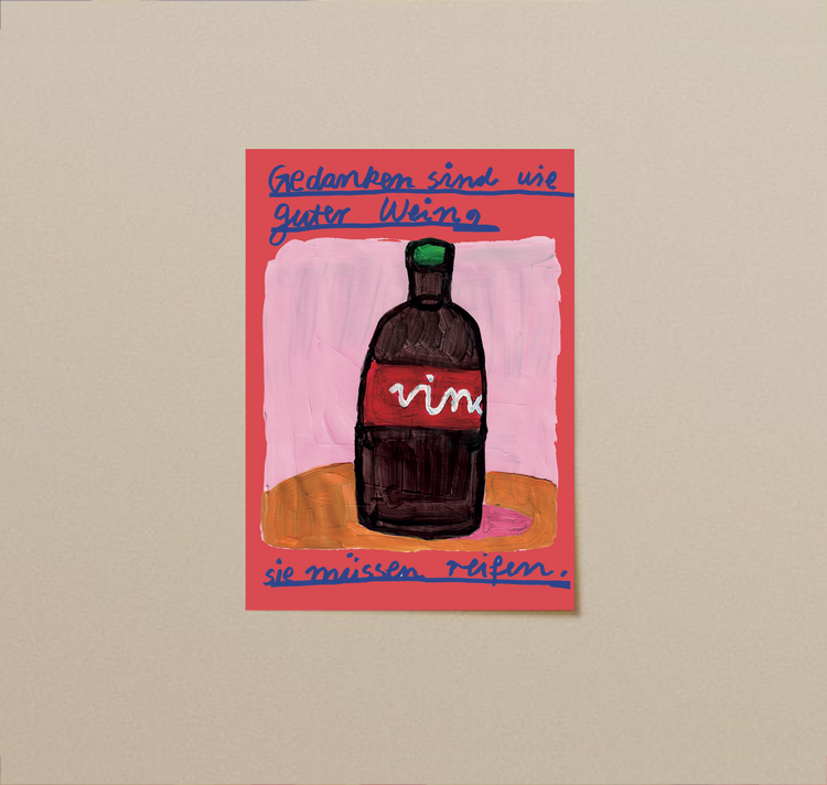 LOCA - Postkarte "Wein"