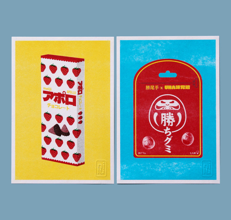 Nillustration - Plakat "Japanische Daruma Candy"