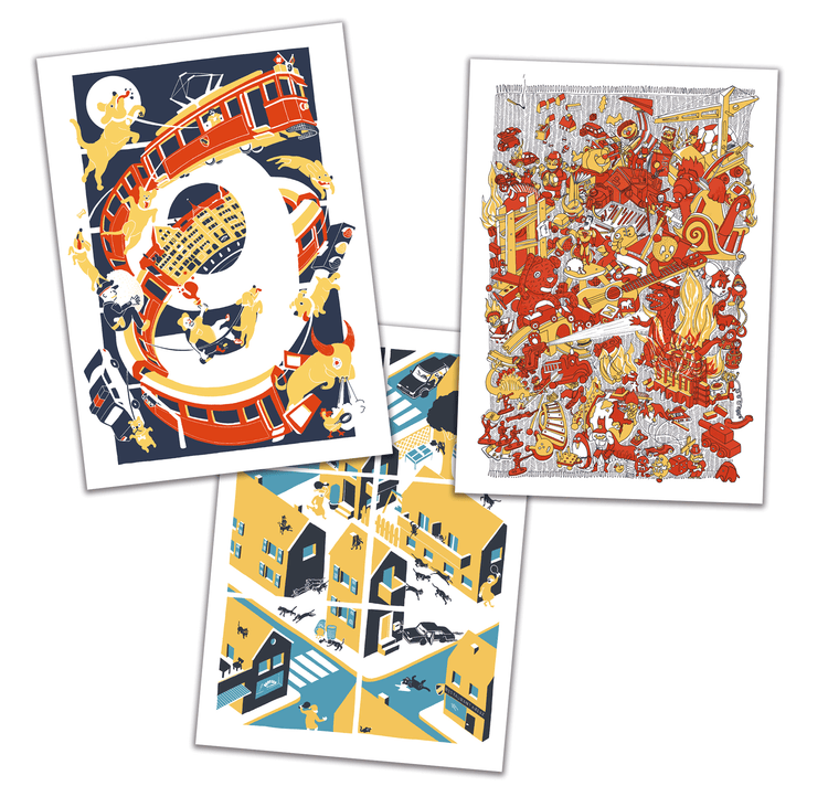 opak - Postkartenset "Mani Matter 4"