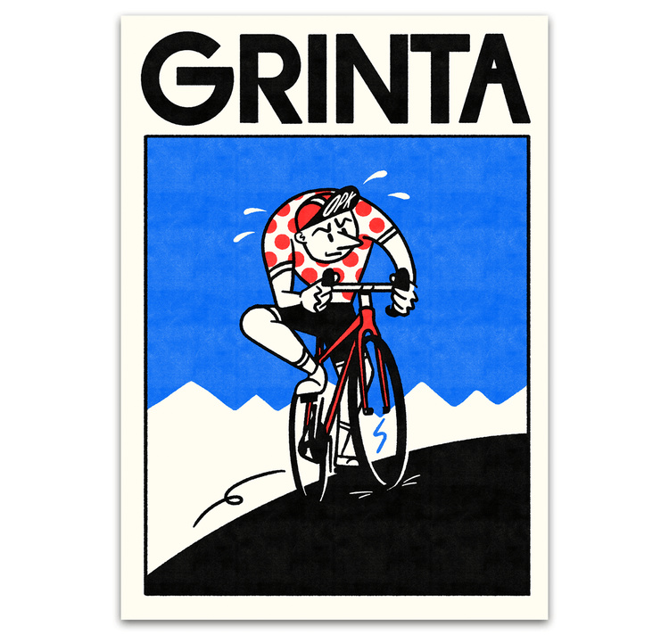 opaco - poster "Grinta"