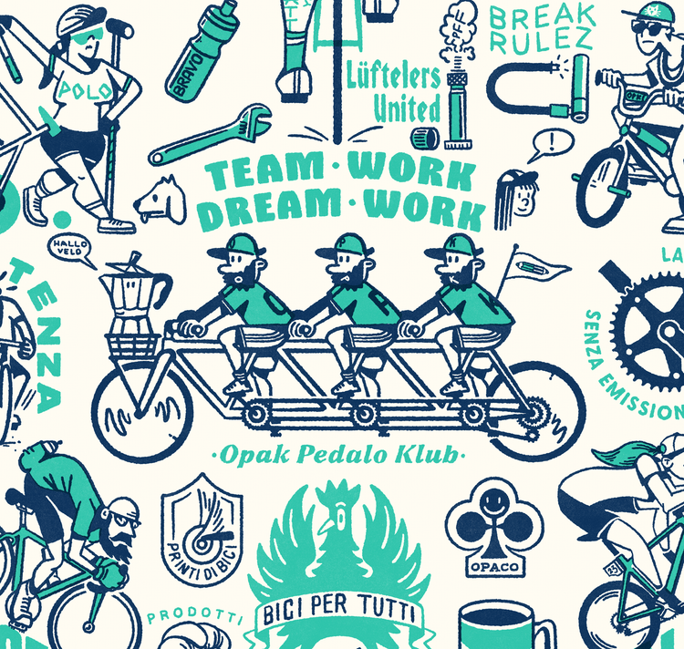opak - Plakat "bici per tutti"