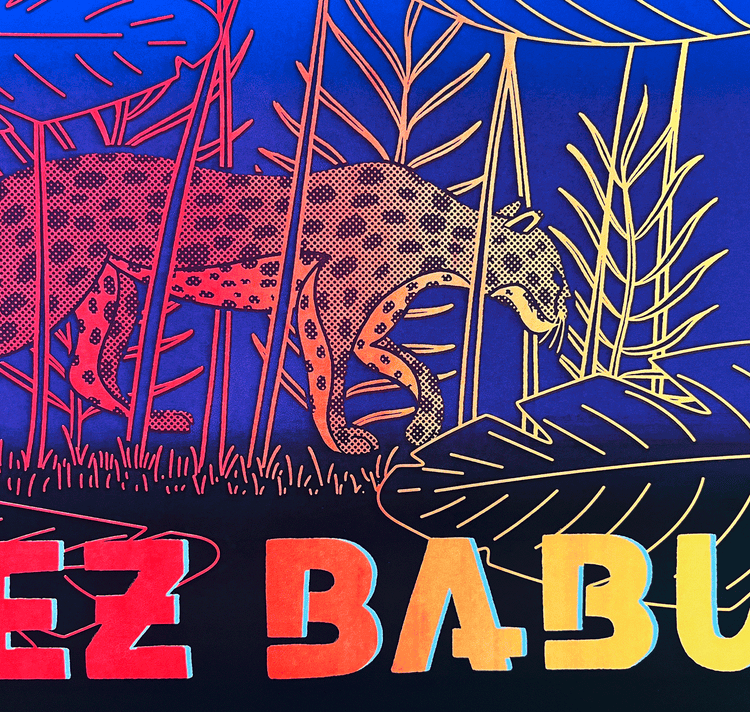 opaco - poster "chez babu"