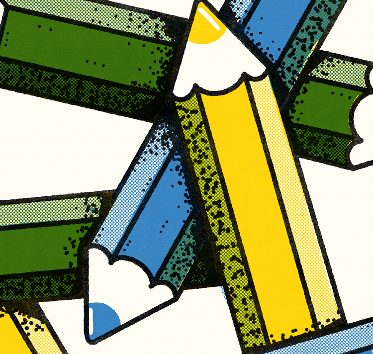 manifesto opaco "Crayon"