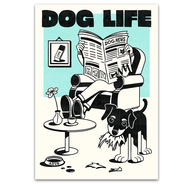 opak - Plakat "Dog Life"