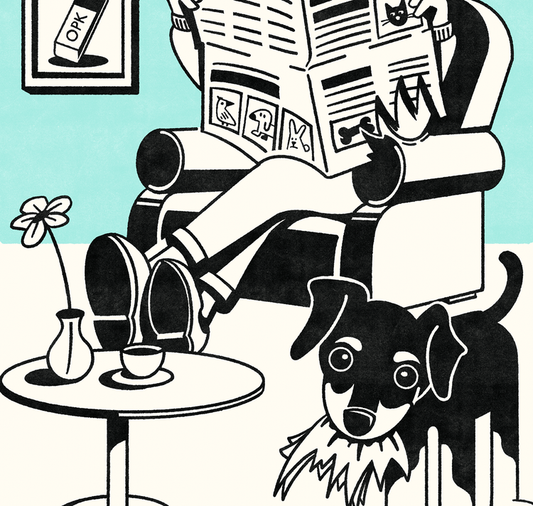 opak - Plakat "Dog Life"