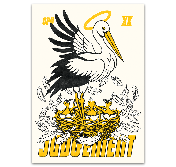 opak - Plakat "Das Gericht"