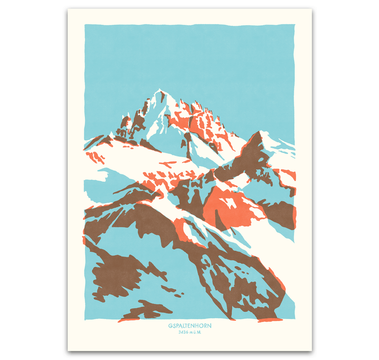 opaco - poster "Gspaltenhorn"