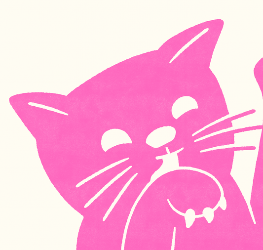 manifesto opaco "Kitty"