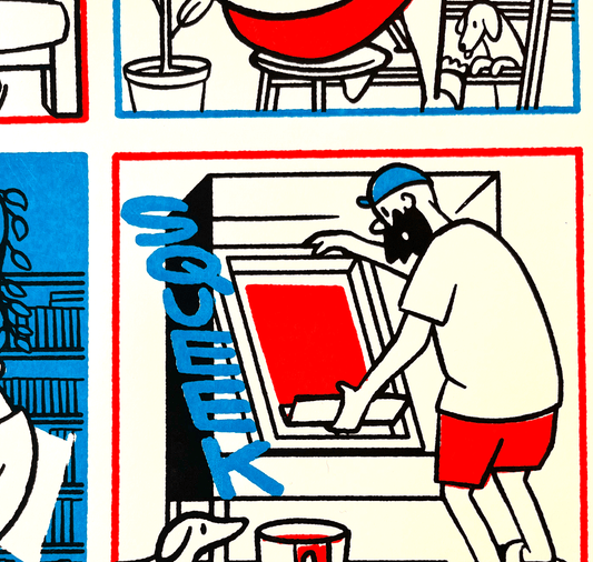 opak - Plakat "print klub"