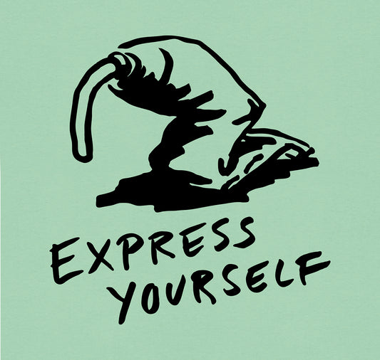 Pascale Osterwalder - T-Shirt "EXPRESS YOURSELF" (Misty Jade) Vorbestellung