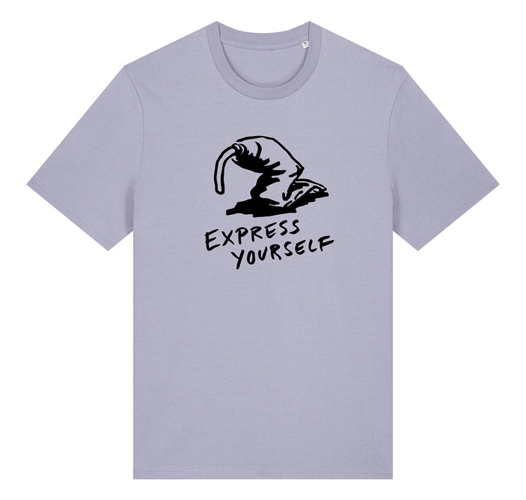 Pascale Osterwalder - T-Shirt "EXPRESS YOURSELF" (Lavender) Vorbestellung