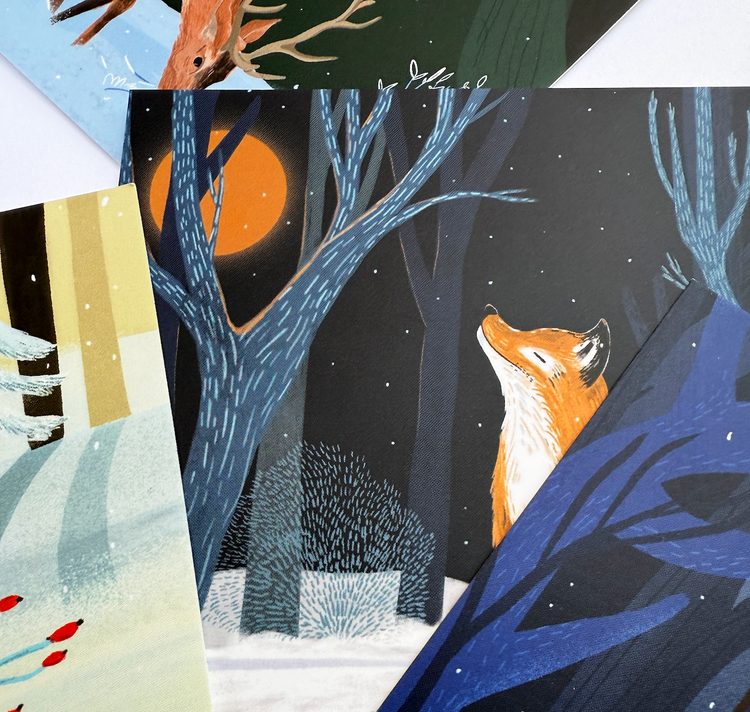 petrahilber - Kartenset "Im Wald"