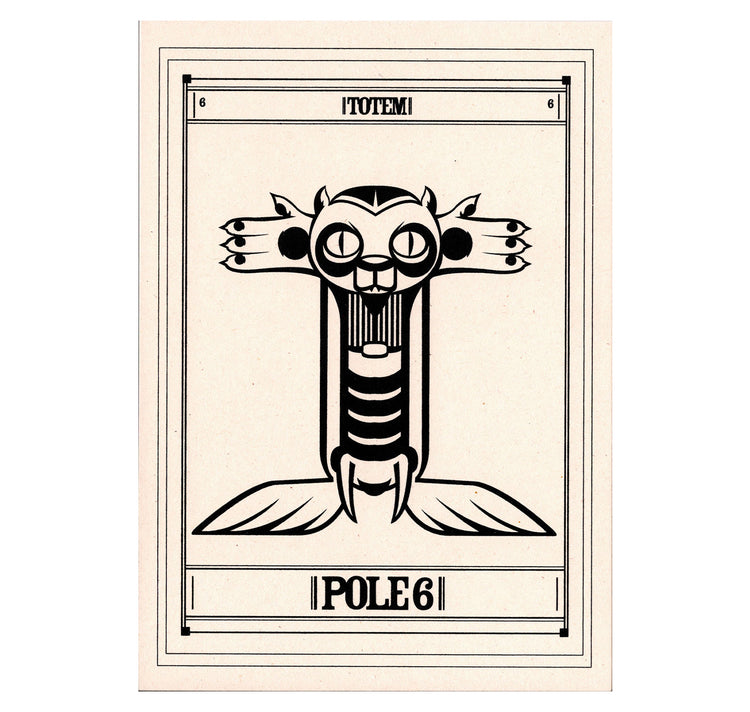 Phist - Lot de 6 affiches "Totempole"