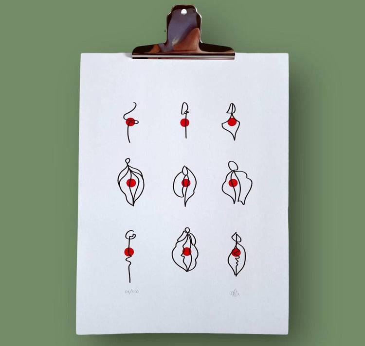arion illustrato - Poster "Viva La Vulva"