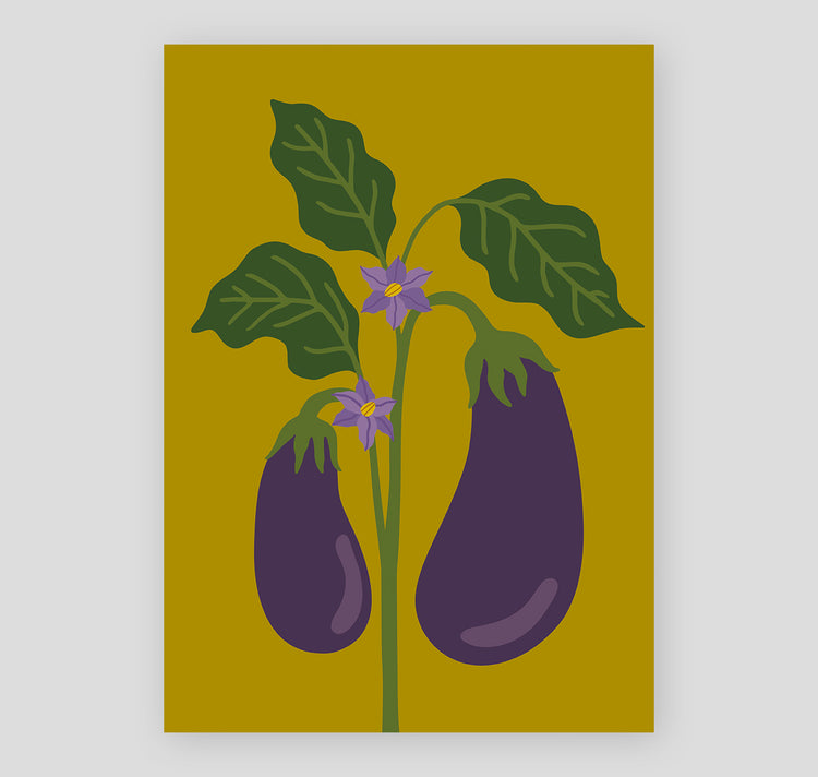 Lisa Voisard - Plakat "Aubergine"