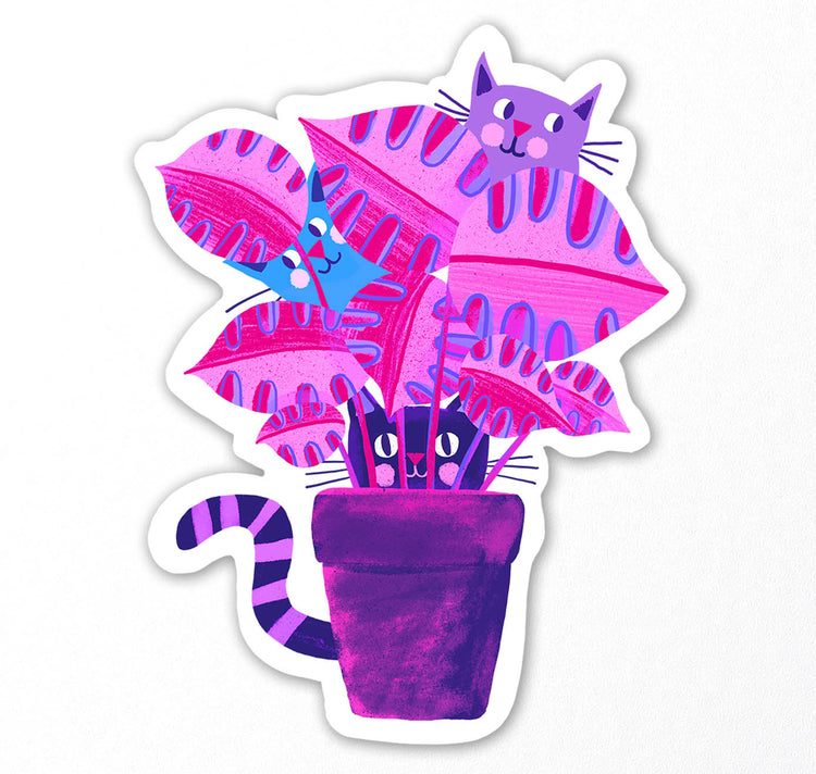 Plundernase - Adesivo "Albero per gatti"