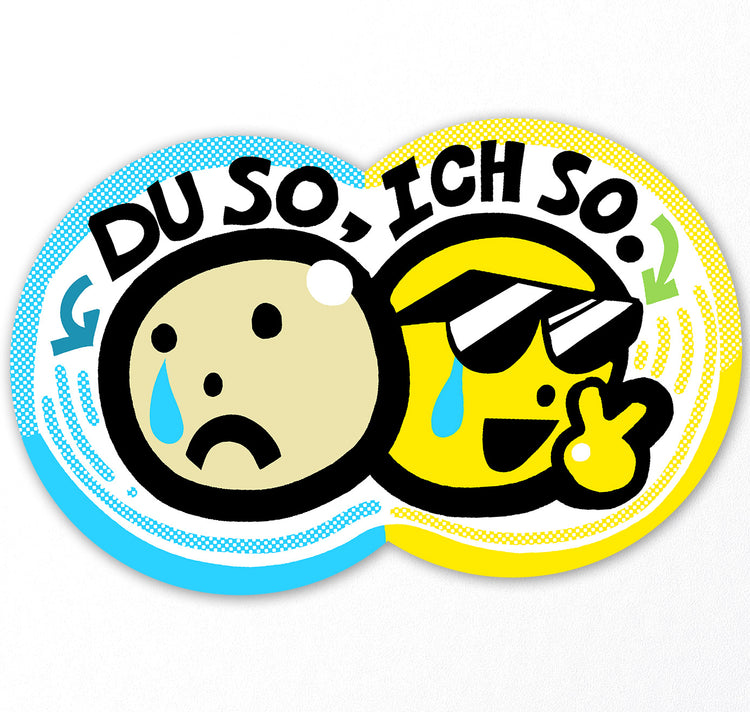 Plundernase - Sticker "Du So, Ich So"