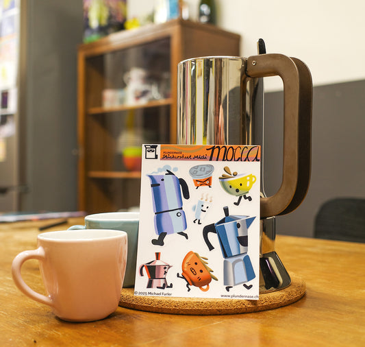 Plundernase - planche d'autocollants « Mocha »