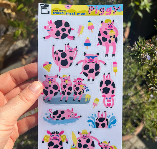Plundernase - Stickerbogen "Piggy”