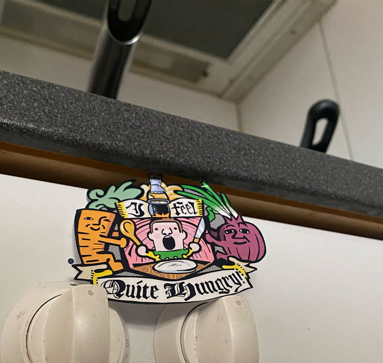 Plundernase - Sticker "Quite Hungry”