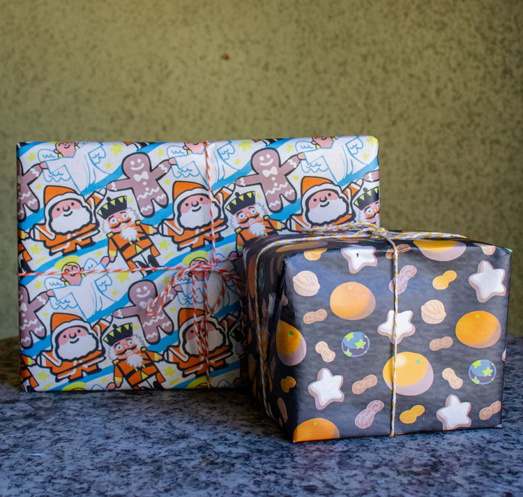 Plundernase - Carta da regalo "Babbo Natale e sacchi"