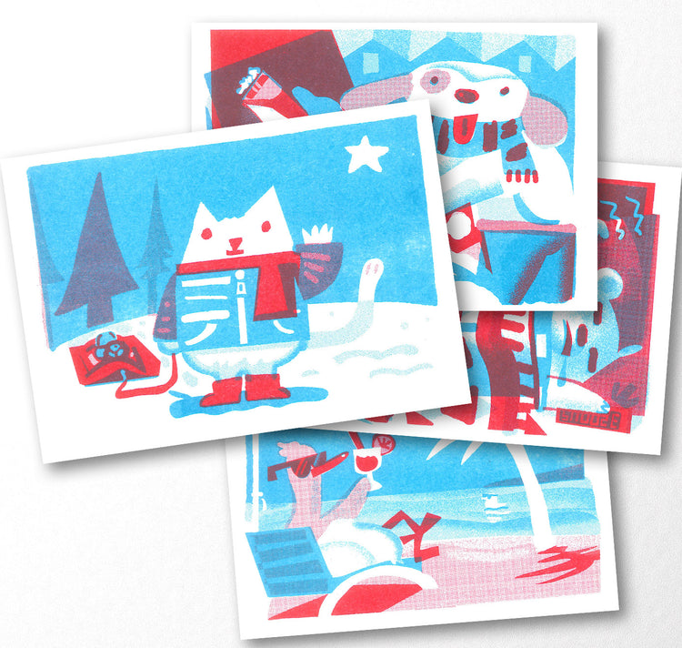 Plundernase - Set di cartoline "Animali invernali"