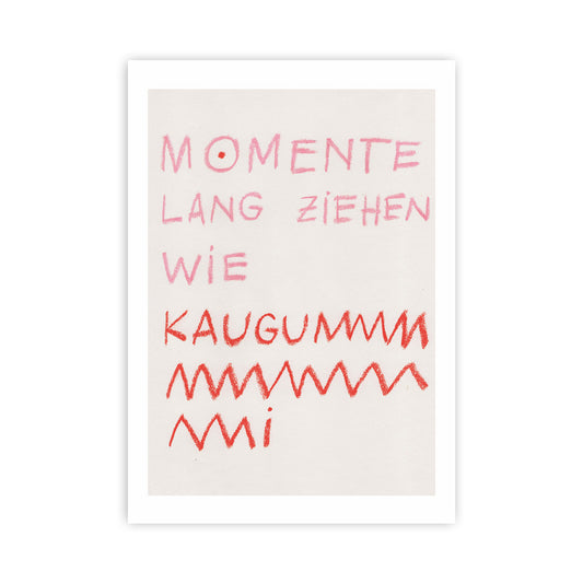 Gianna Bärtsch - Plakat "Kaugummi"