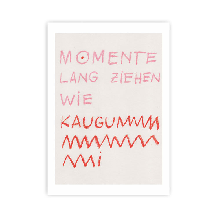 Gianna Bärtsch - Plakat "Kaugummi"