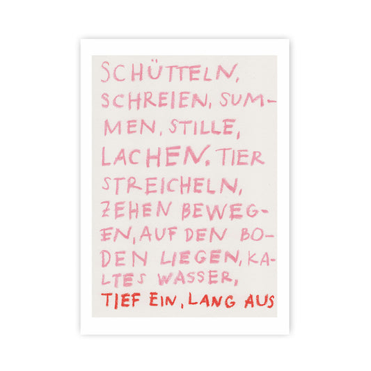 Gianna Bärtsch - Plakat "panik"