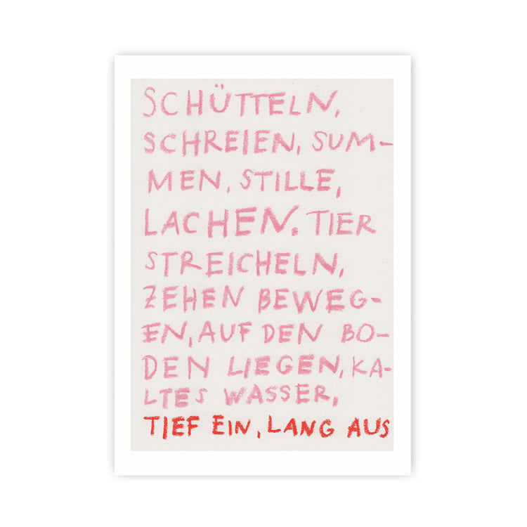 Gianna Bärtsch - Plakat "panik"