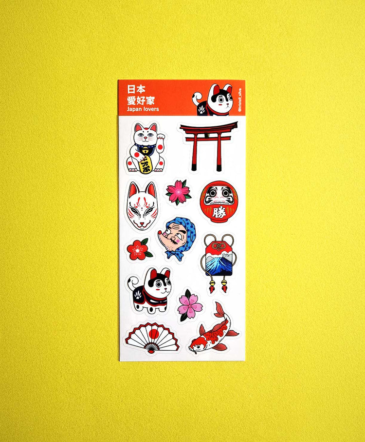 Kristell Silva Tancun - Stickersheet "Japan Lovers"