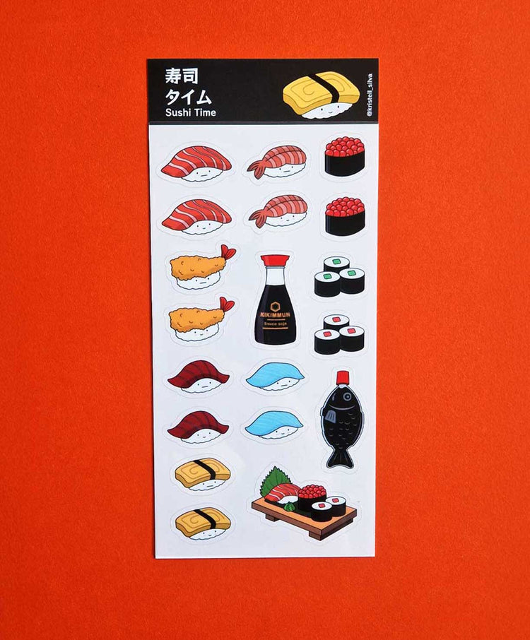 Kristell Silva Tancun - Stickersheet "Sushi Time"