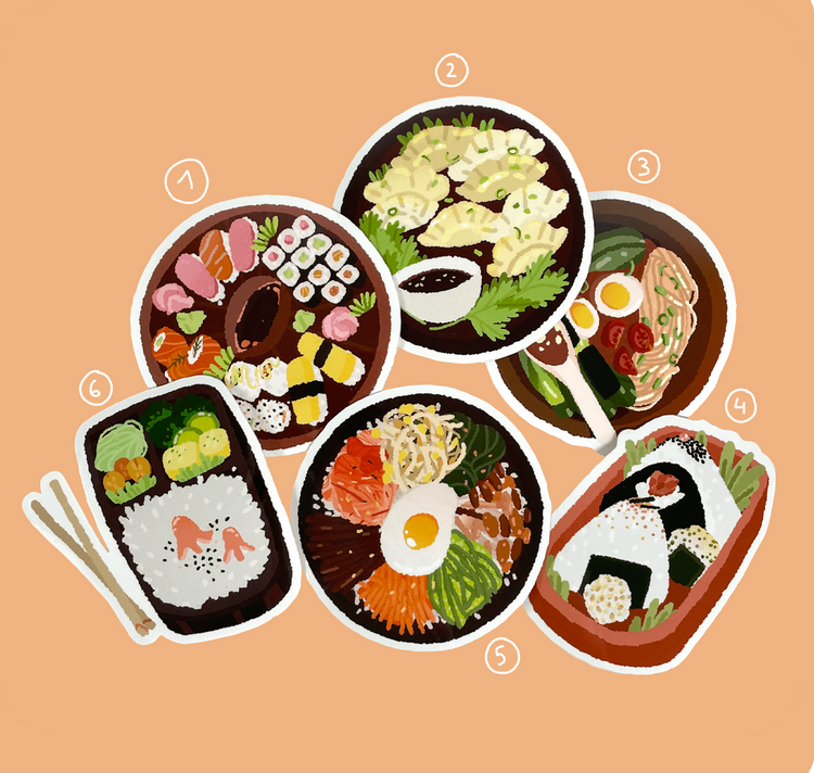 Camille Bovey - Stickers “GIVE ME SOME FOOD“