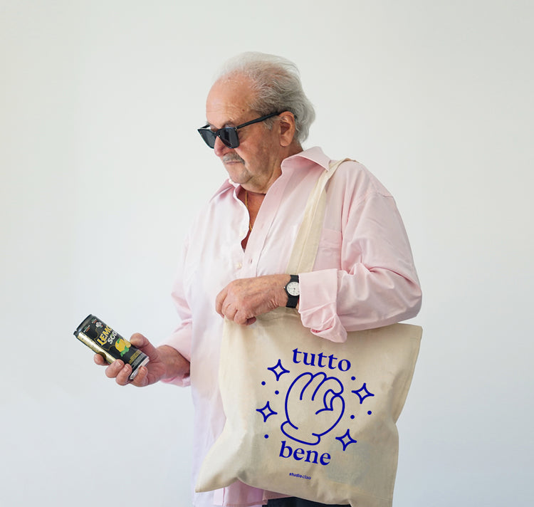 Studio Ciao - Borsa in juta "tutto bene"