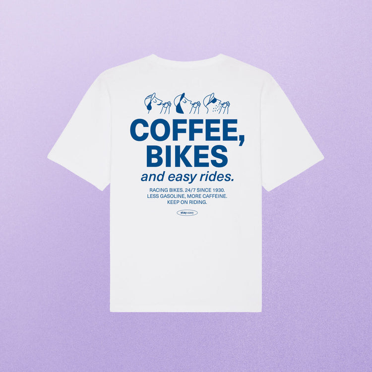Studio Ciao - T-Shirt "Caffè, Biciclette e Gite Tranquille"