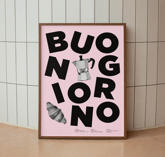 Studio Ciao - Plakat "BUONGIORNO"