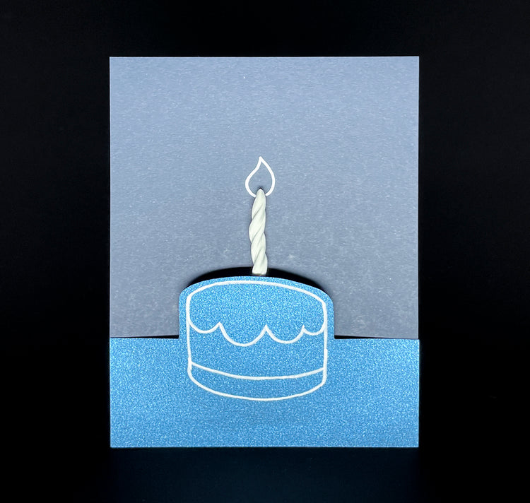 Studio Claywatch x Olivier Samter - Grusskarte handgezeichnet inkl. Keramik "trofie auguri"