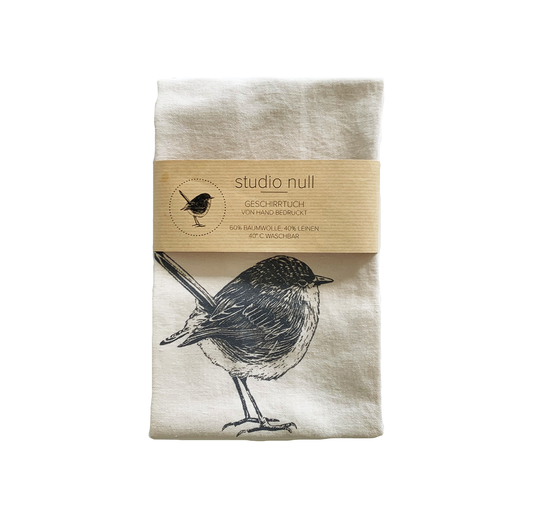 Studio Null - Geschirrtuch "Zaunkönig"