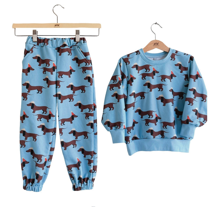Karin Lena Schmid x Wild Sparkle - Kinder-Pullover "Dackel"