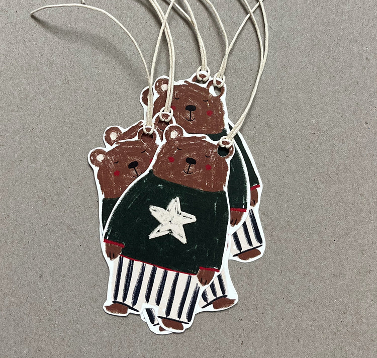 Pomba - Papier-Geschenkanhänger "Knut" (5 Stück)