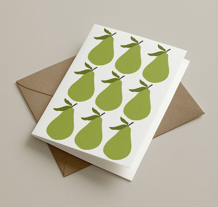 Pomba - Grusskarte "Birne allover"