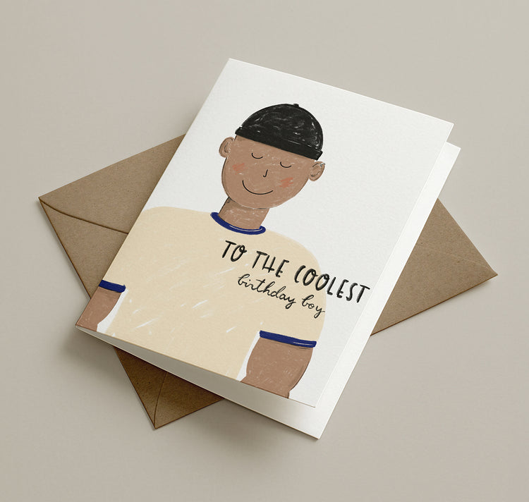 Pomba - Grusskarte "Coolest birthday boy"