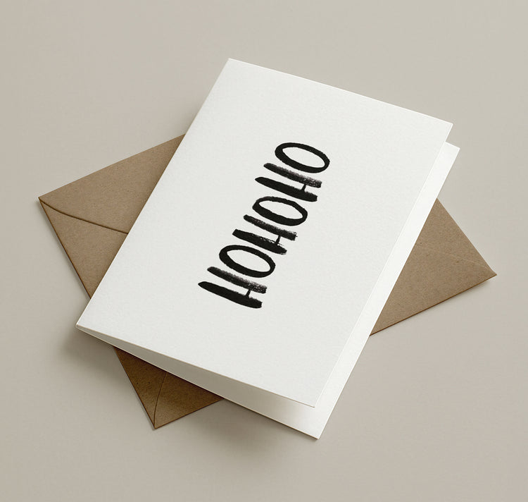 Pomba - Grusskarte "hohoho"
