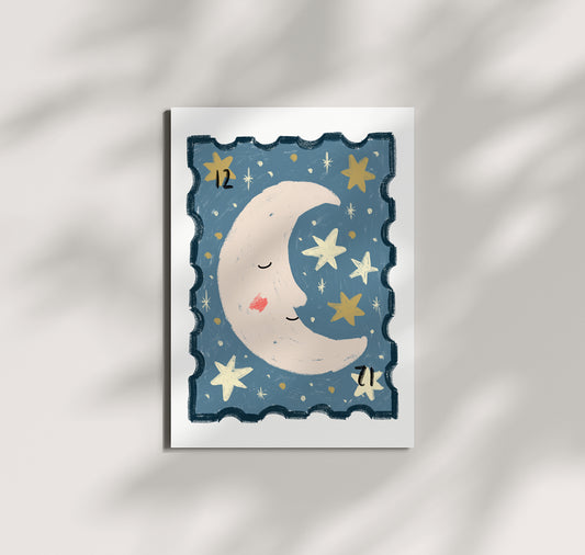 Pomba - Karte "Mond & Sterne"