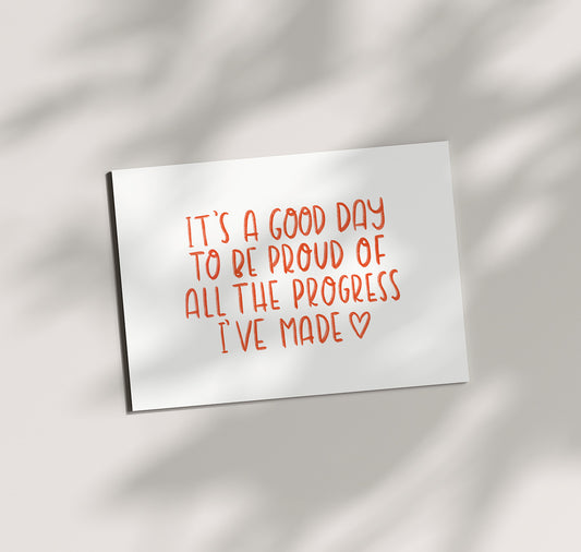 Pomba - Postkarte "Progress"