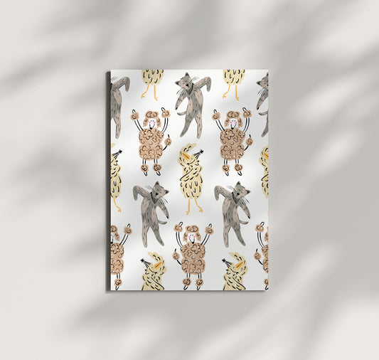 Pomba - Postkarte "Tanzparty"