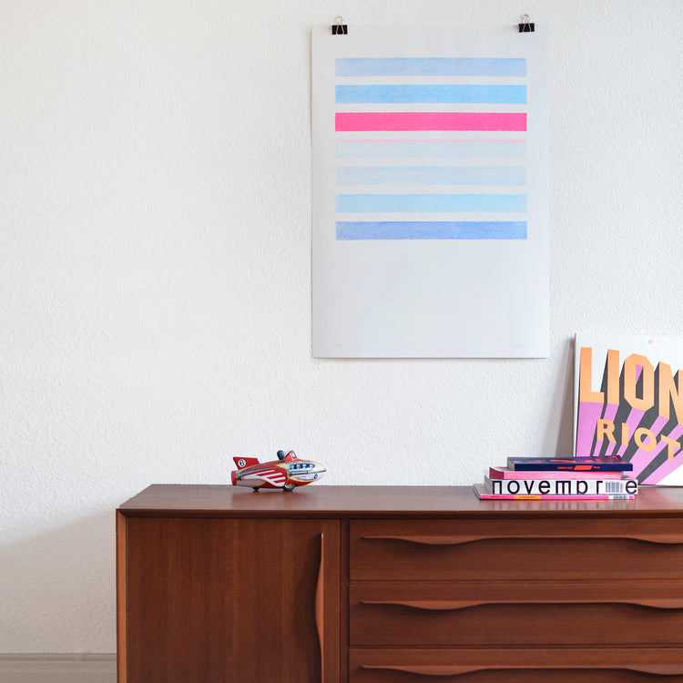 WHAT ABOUT NEON - Plakat "NEON°01" (neonpink)